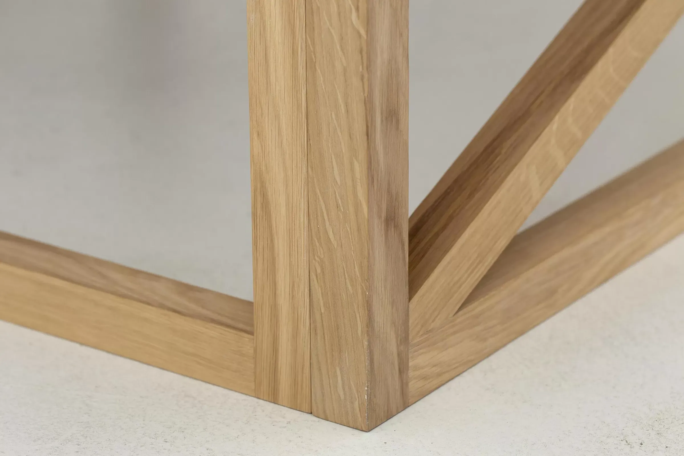 Table A Cafe^Flamant Flandre, Base En Echiquier, Chene