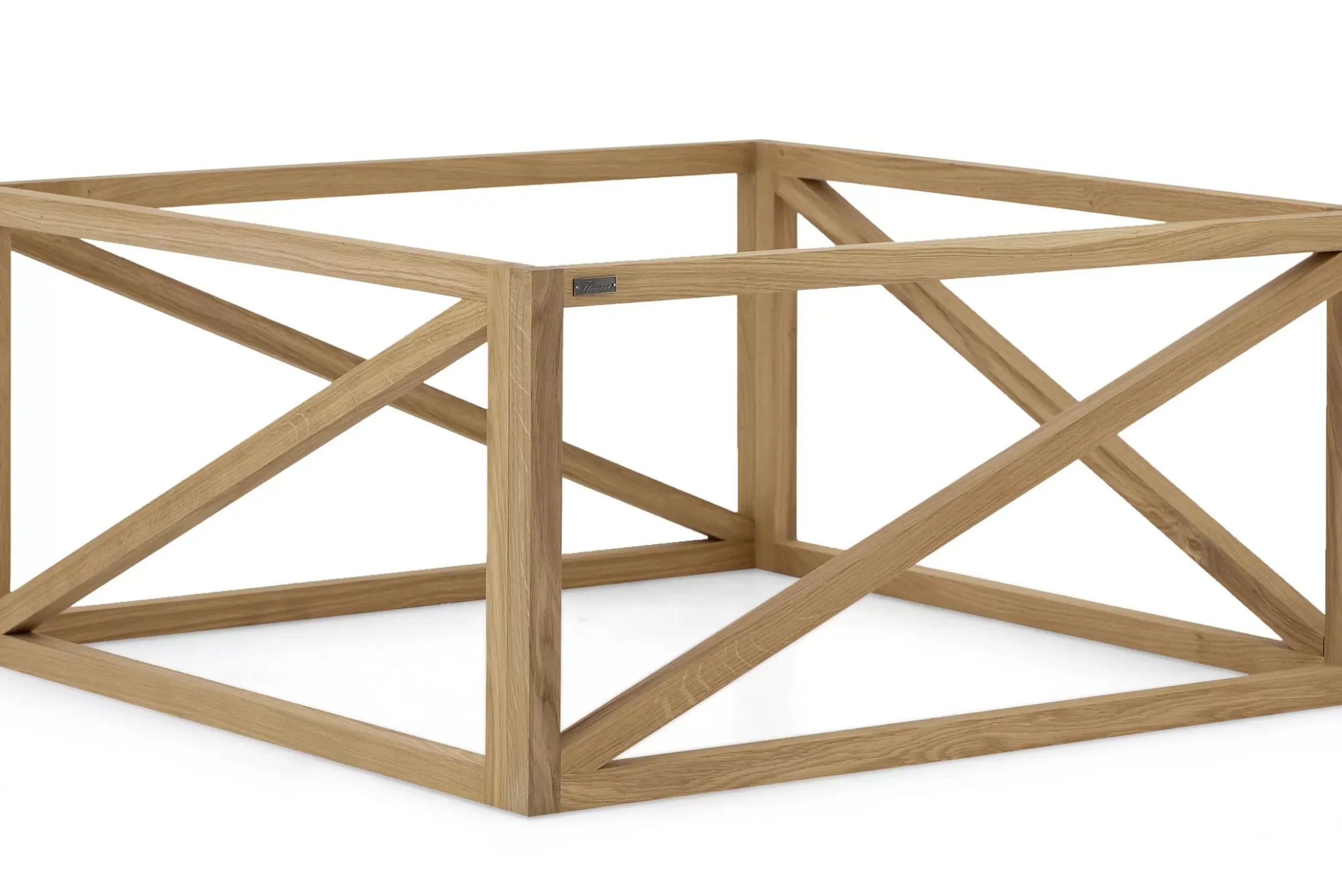 Table A Cafe^Flamant Flandre, Base En Echiquier, Chene