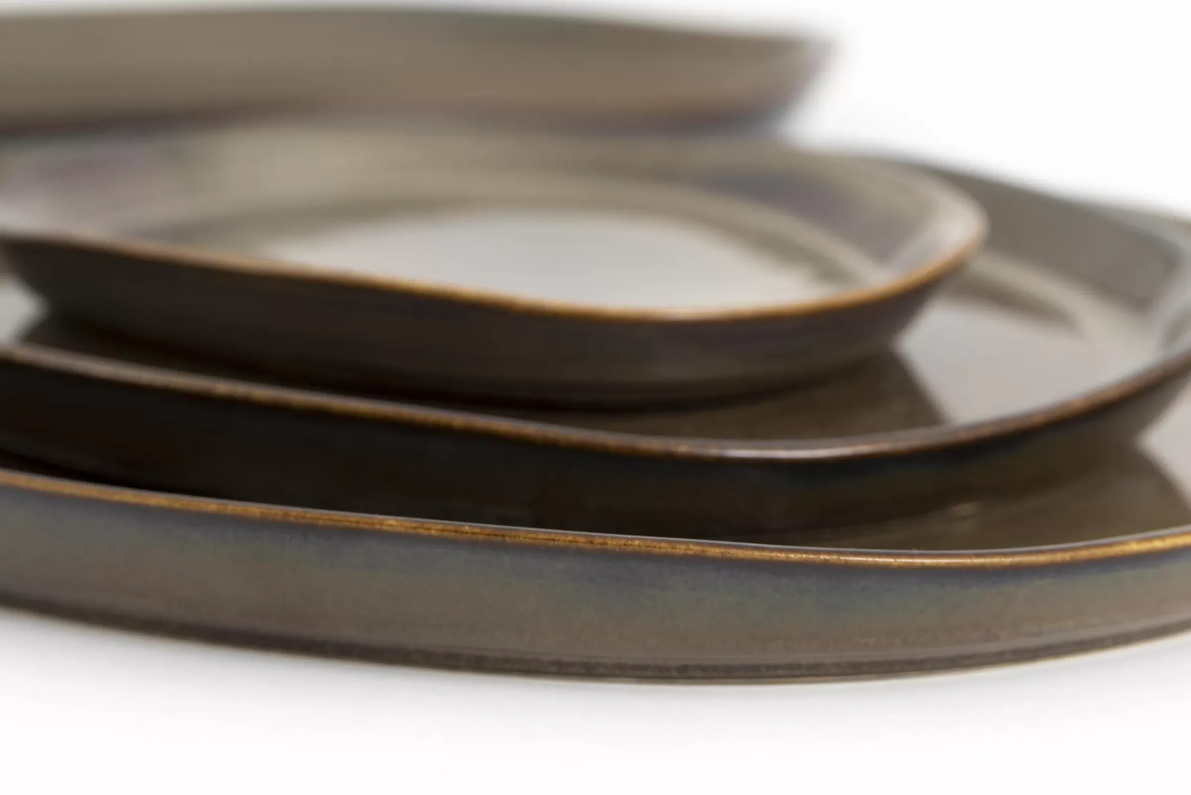 Assiettes, Plats Et Bols^Flamant Forme, Assiette, Kaki, 21Cm