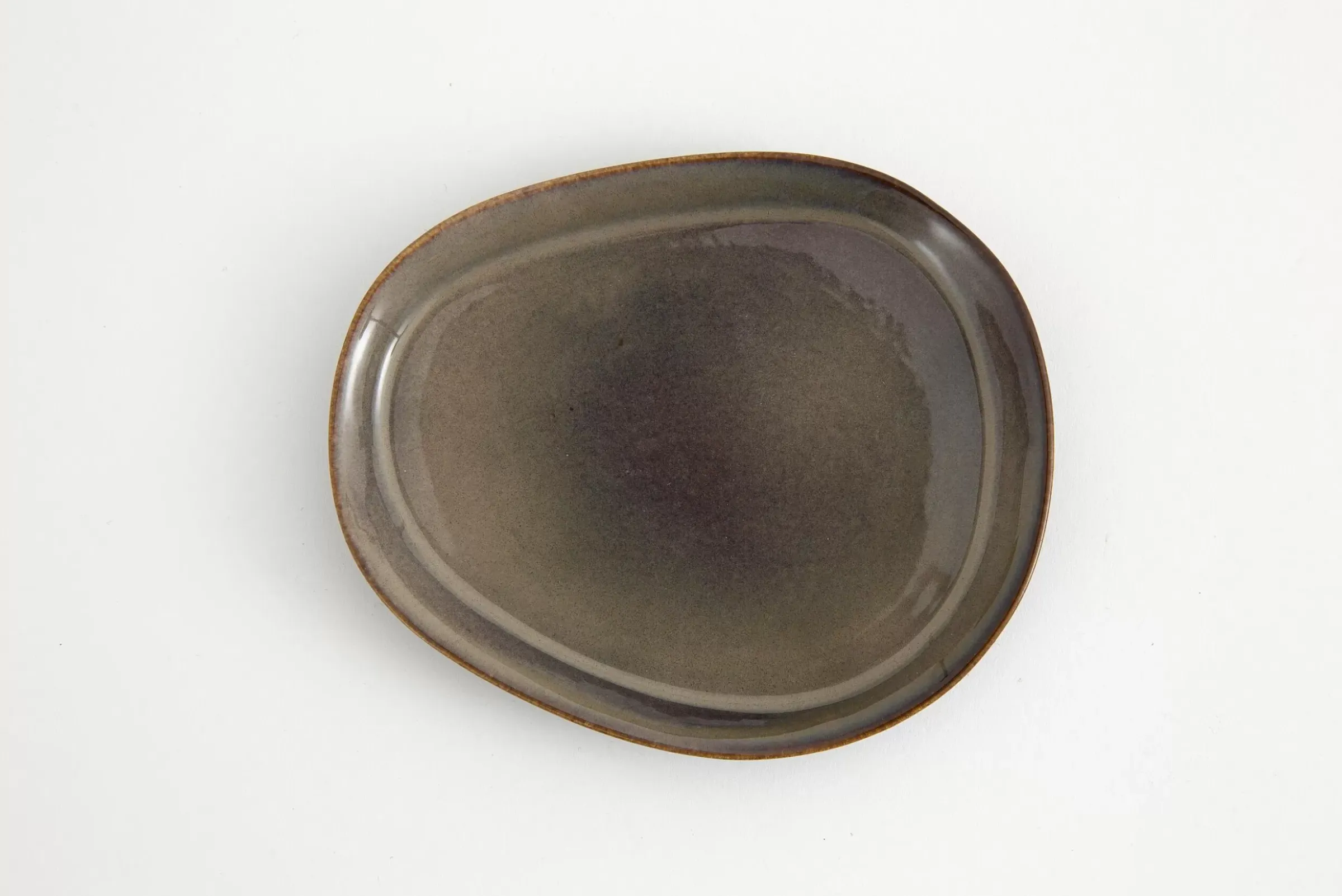 Assiettes, Plats Et Bols^Flamant Forme, Assiette, Kaki, 15Cm