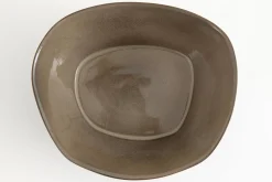 Assiettes, Plats Et Bols^Flamant Forme, Saladier, Kaki, L