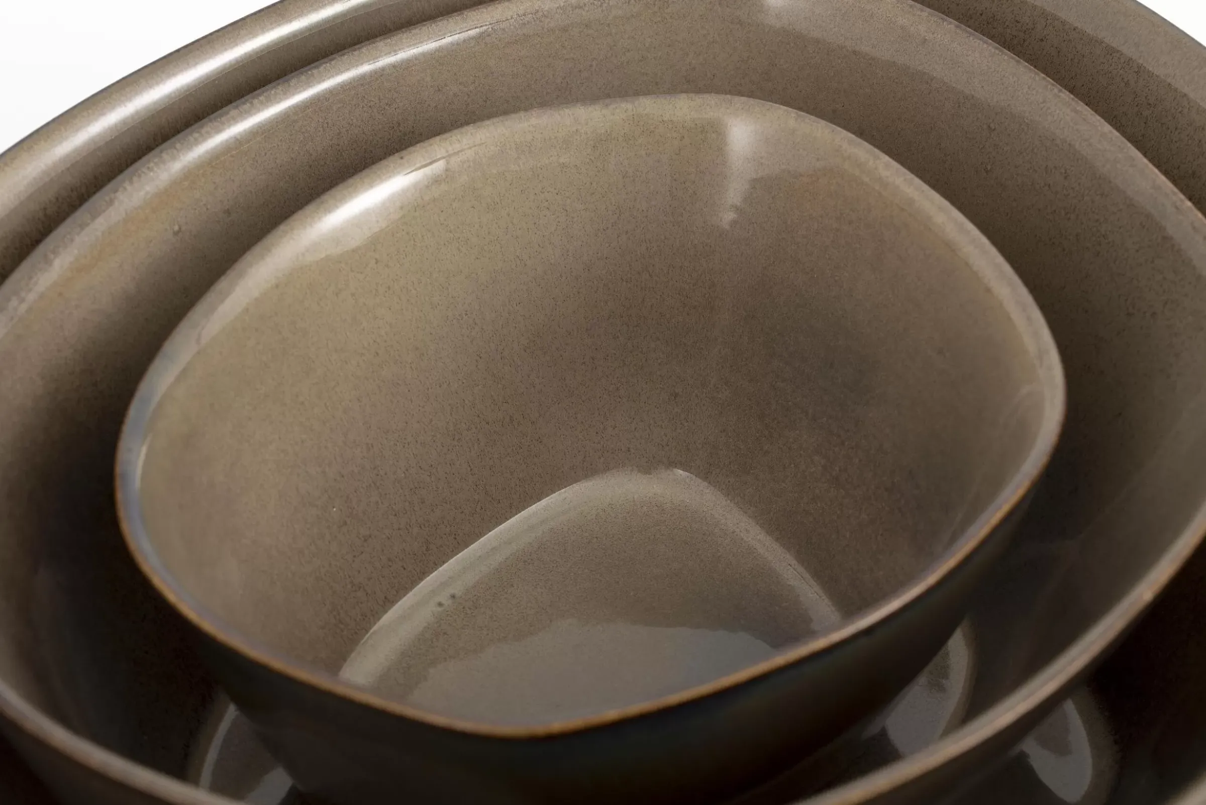 Assiettes, Plats Et Bols^Flamant Forme, Saladier, Kaki, S