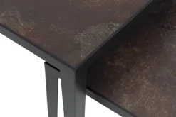 Table A Cafe^Flamant Georgion, Table D'Appoint, Carree, Set De 2
