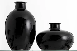 Fete Des Meres^Flamant Griegos, Vase, Verre, Noir