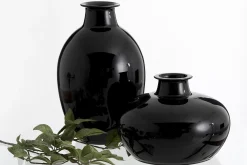 Fete Des Meres^Flamant Griegos, Vase, Verre, Noir