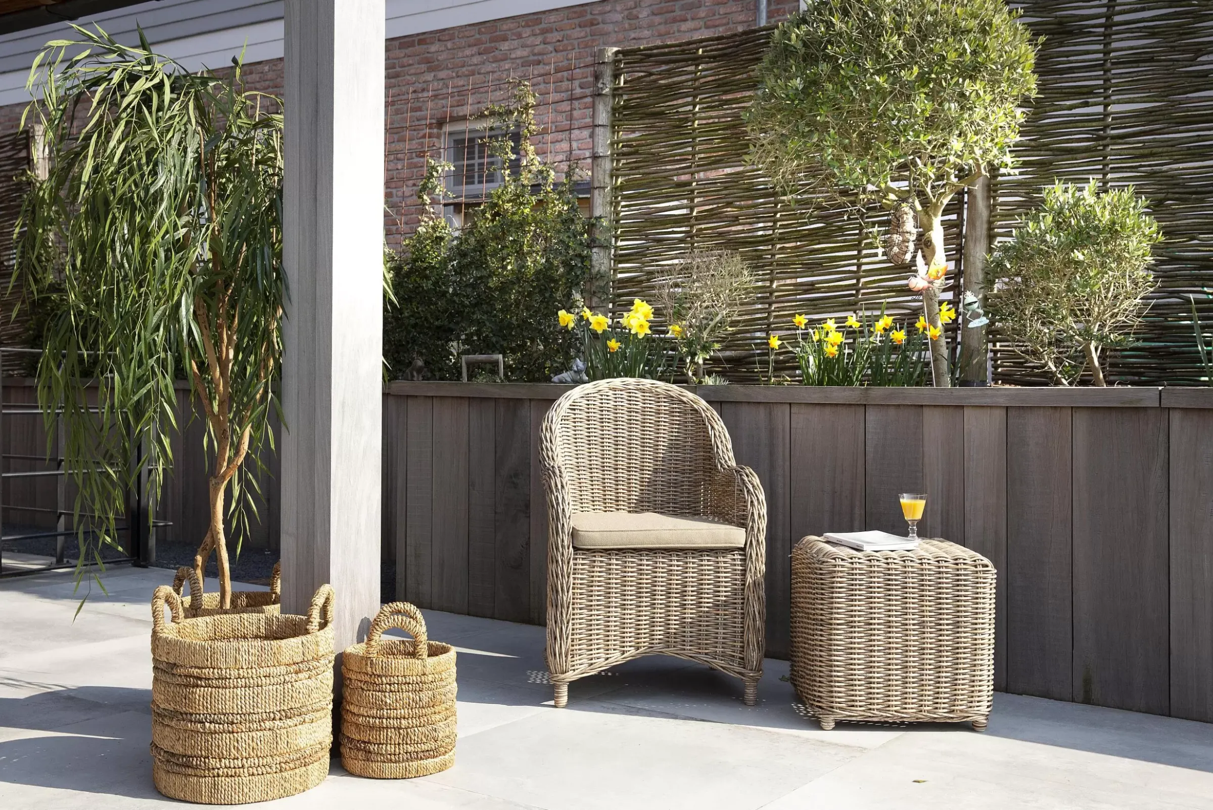 Chaises De Jardin^Flamant Hills, Fauteuil De Jardin, Avec Coussin