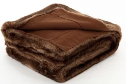 Textiles De Maison^Flamant Hirom, Plaid, Fausse Fourrure