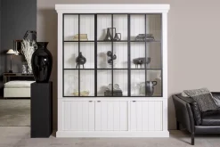Placards^Flamant Iron Jason, Armoire, Blanc, 3 Portes En Fer