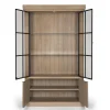 Placards^Flamant Iron Jason, Armoire, Chene Patine, 2 Portes En Fer