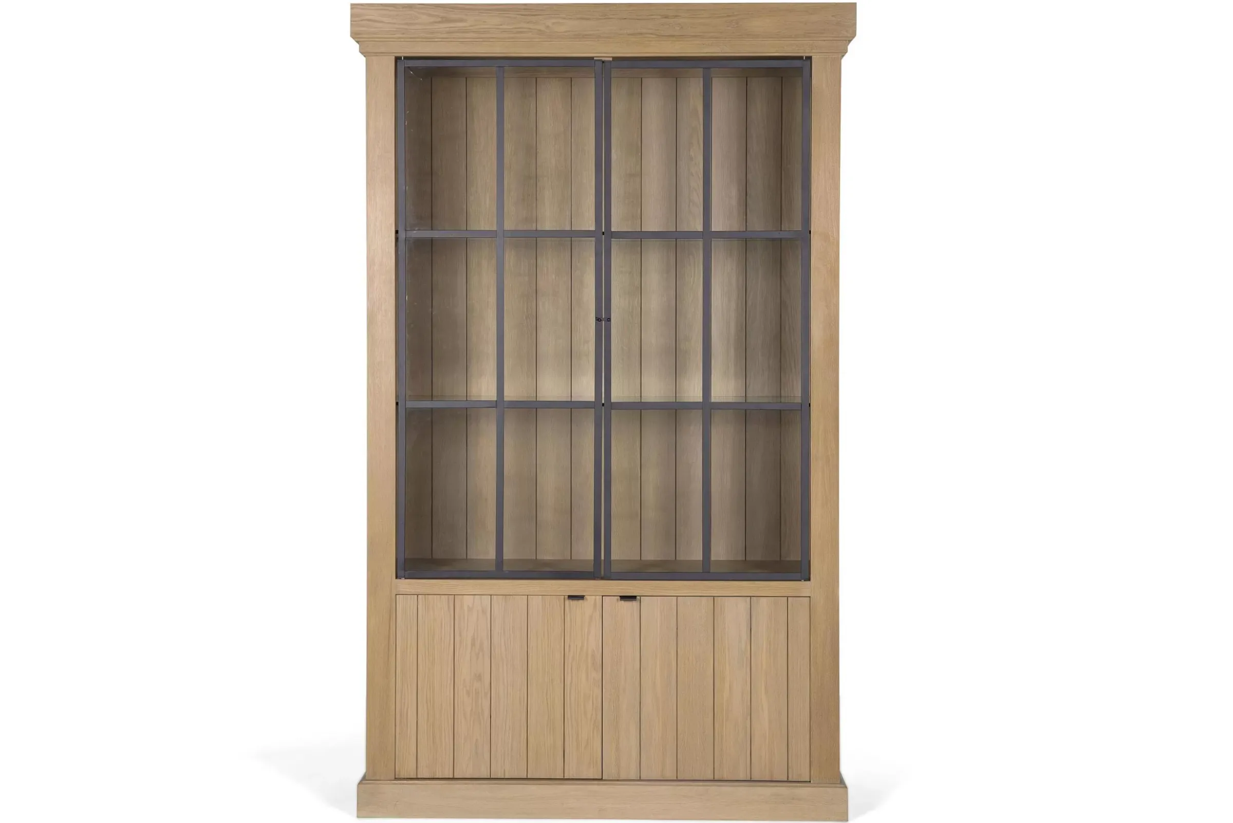 Placards^Flamant Iron Jason, Armoire, Chene Patine, 2 Portes En Fer