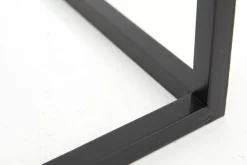 Table A Cafe^Flamant Isaac, Support, Metal, Noir, H 95 Cm