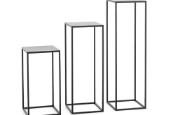 Table A Cafe^Flamant Isaac, Support, Metal, Noir, H 55 Cm