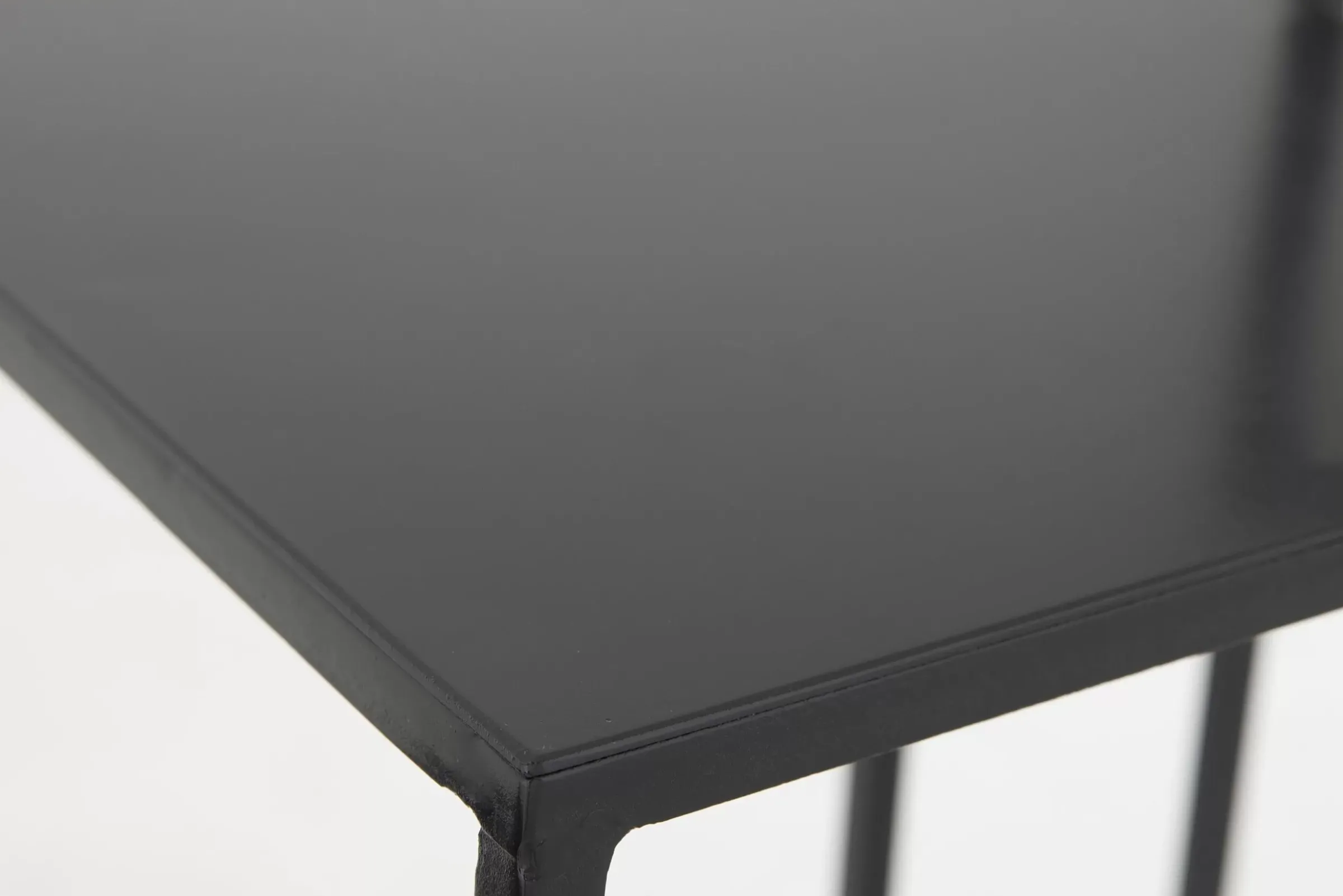Table A Cafe^Flamant Isaac, Support, Metal, Noir, H 55 Cm