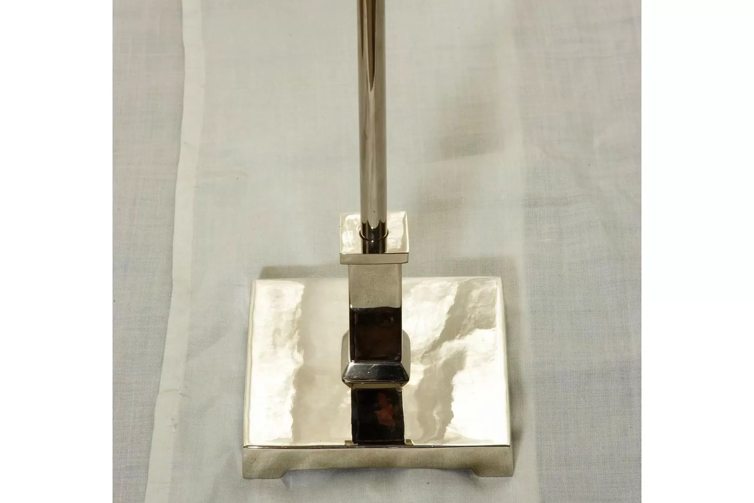 Eclairage^Flamant James, Lampe De Table, Laiton, Nickel