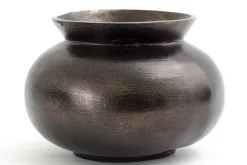 Décoration^Flamant Jeddo, Vase, Metal, Noir, S