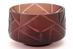 Décoration^Flamant Jelger, Bol, Verre, Fumee/Mauve, L