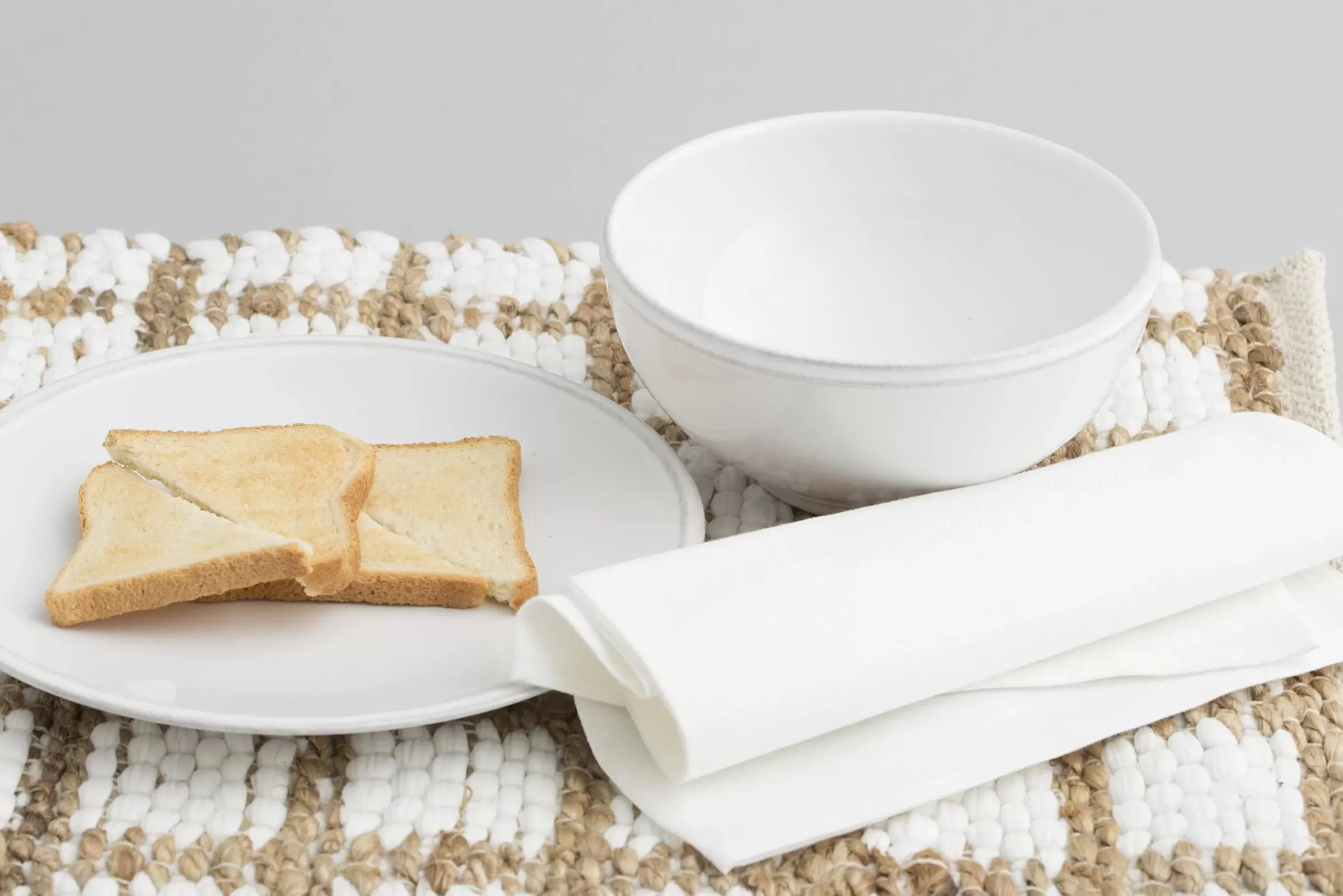 Assiettes, Plats Et Bols^Flamant Jille, Assiette A Salade, Ceramique, Blanc