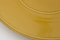 Assiettes, Plats Et Bols^Flamant Jille, Assiette, Ceramique, Ocre, 34Cm
