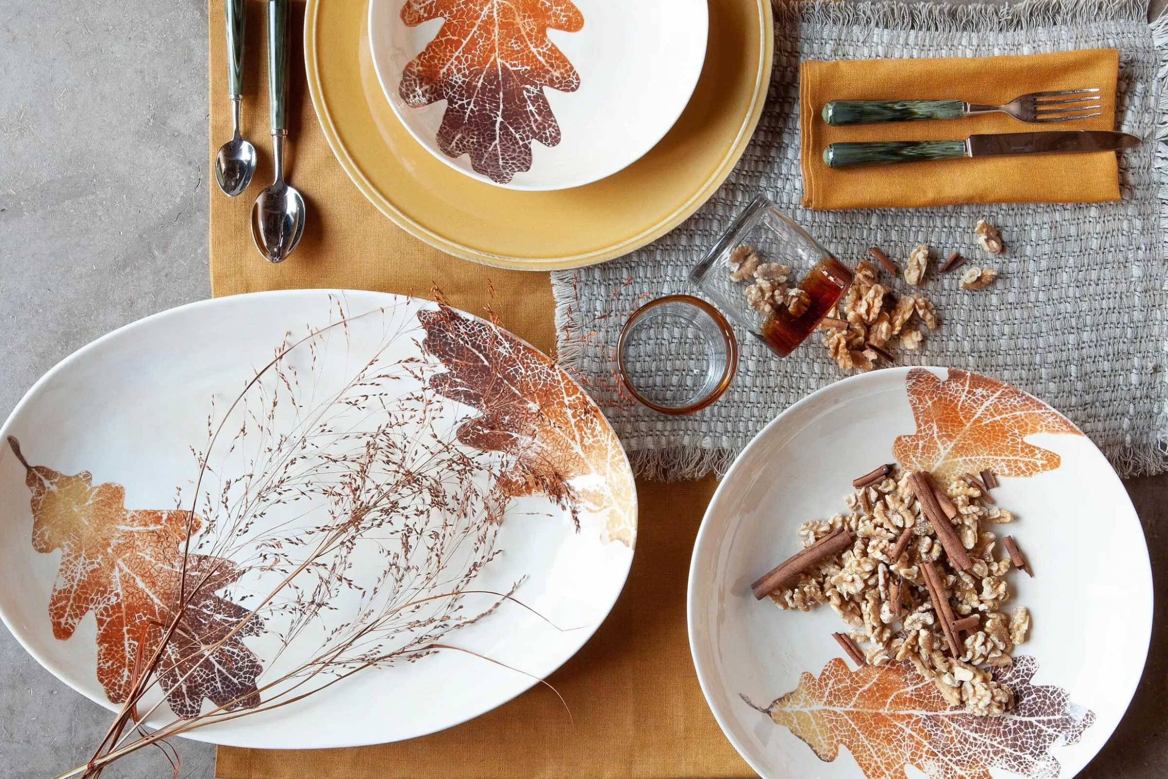 Assiettes, Plats Et Bols^Flamant Jille, Assiette, Ceramique, Ocre, 34Cm