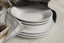 Assiettes, Plats Et Bols^Flamant Jille, Assiette, Ceramique, Blanc, 28Cm