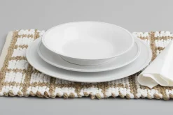 Assiettes, Plats Et Bols^Flamant Jille, Assiette Creuse, Ceramique, Blanc