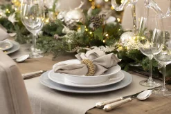 Assiettes, Plats Et Bols^Flamant Jille, Assiette Creuse, Ceramique, Blanc