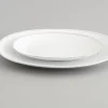 Assiettes, Plats Et Bols^Flamant Jille, Assiette De Service, Ceramique, Blanc, 30Cm