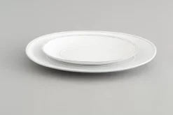 Assiettes, Plats Et Bols^Flamant Jille, Assiette De Service, Ceramique, Blanc, 30Cm
