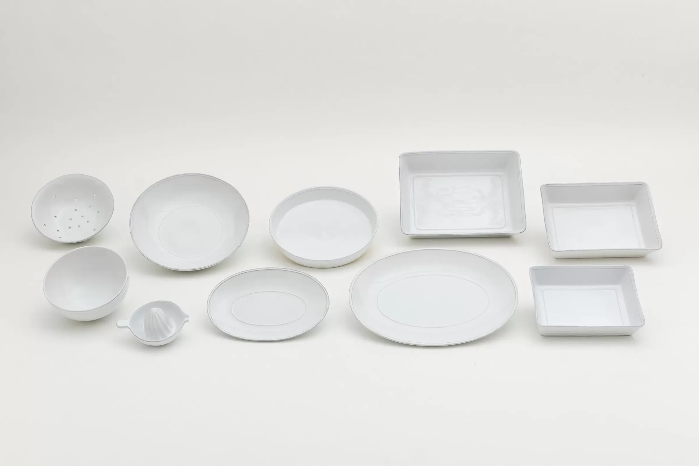 Assiettes, Plats Et Bols^Flamant Jille, Assiette De Service, Ceramique, Blanc, 30Cm