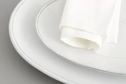 Assiettes, Plats Et Bols^Flamant Jille, Assiette De Service, Ceramique, Blanc, 30Cm