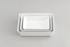 Accessoires^Flamant Jille, Plat A Four, Ceramique, Blanc, 30Cm