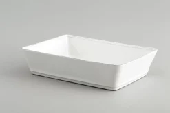 Fete Des Meres^Flamant Jille, Plat A Four, Ceramique, Blanc, 35Cm