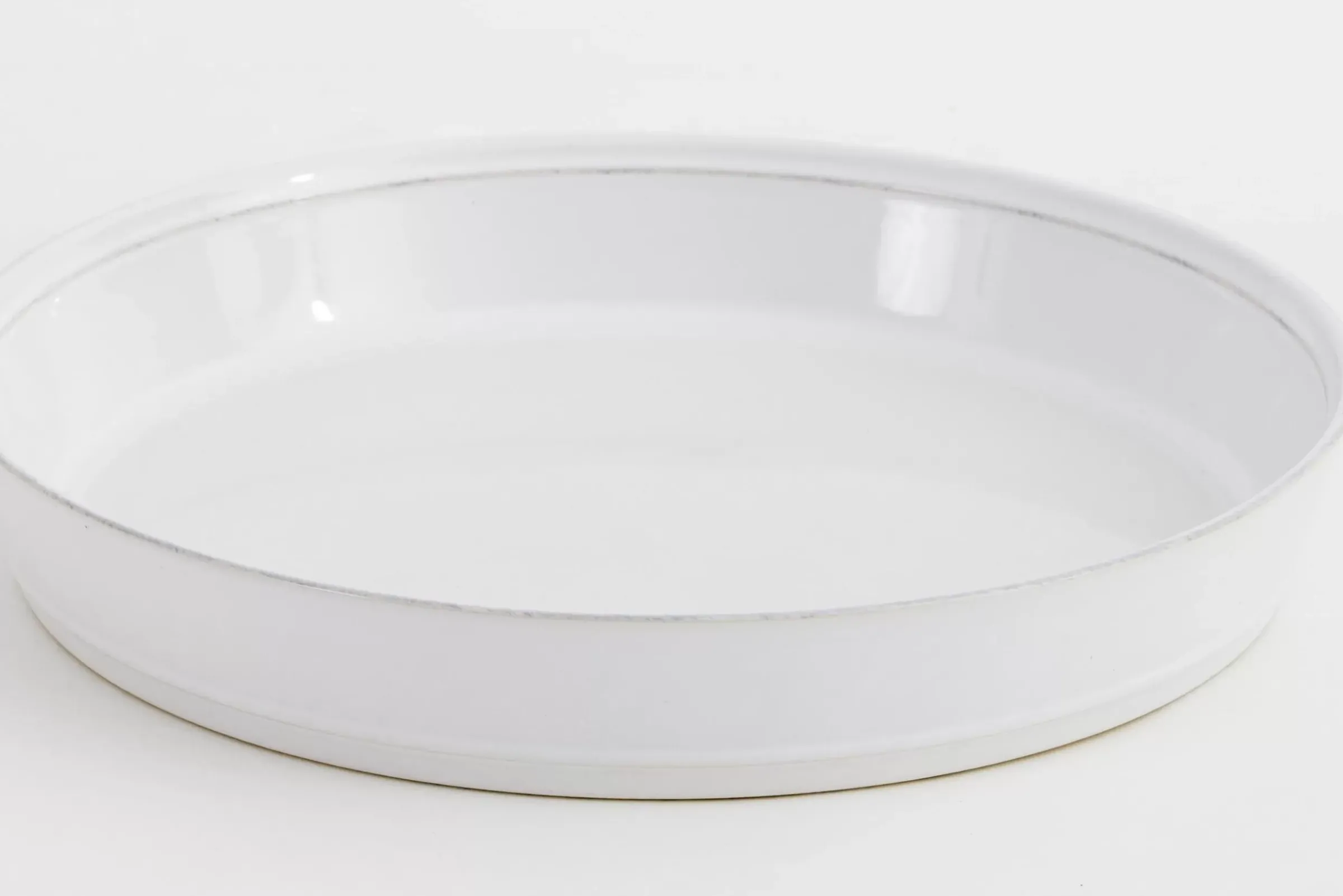 Accessoires^Flamant Jille, Plat A Gateau, Ceramique, Blanc, 30Cm