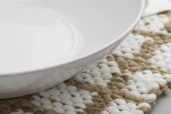 Assiettes, Plats Et Bols^Flamant Jille, Saladier, Ceramique, Blanc, 34Cm
