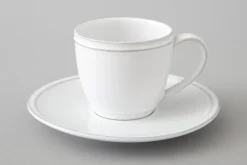 Assiettes, Plats Et Bols^Flamant Jille, Tasse Et Soucoupe, Ceramique, Blanc, M, 150Ml