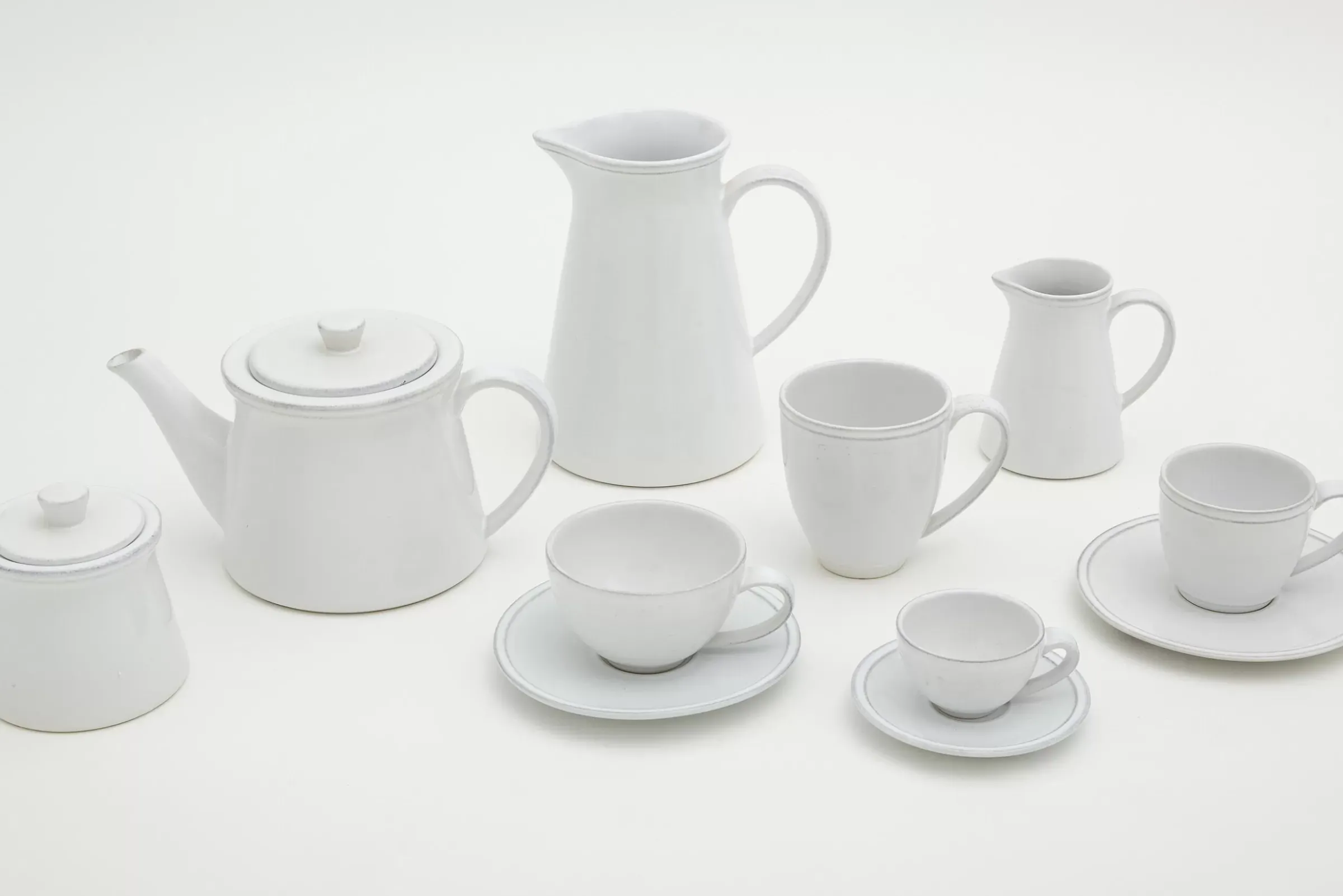 Assiettes, Plats Et Bols^Flamant Jille, Tasse Et Soucoupe, Ceramique, Blanc, S, 50Ml