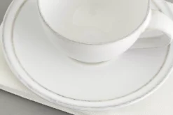 Assiettes, Plats Et Bols^Flamant Jille, Tasse Et Soucoupe, Ceramique, Blanc, S, 50Ml