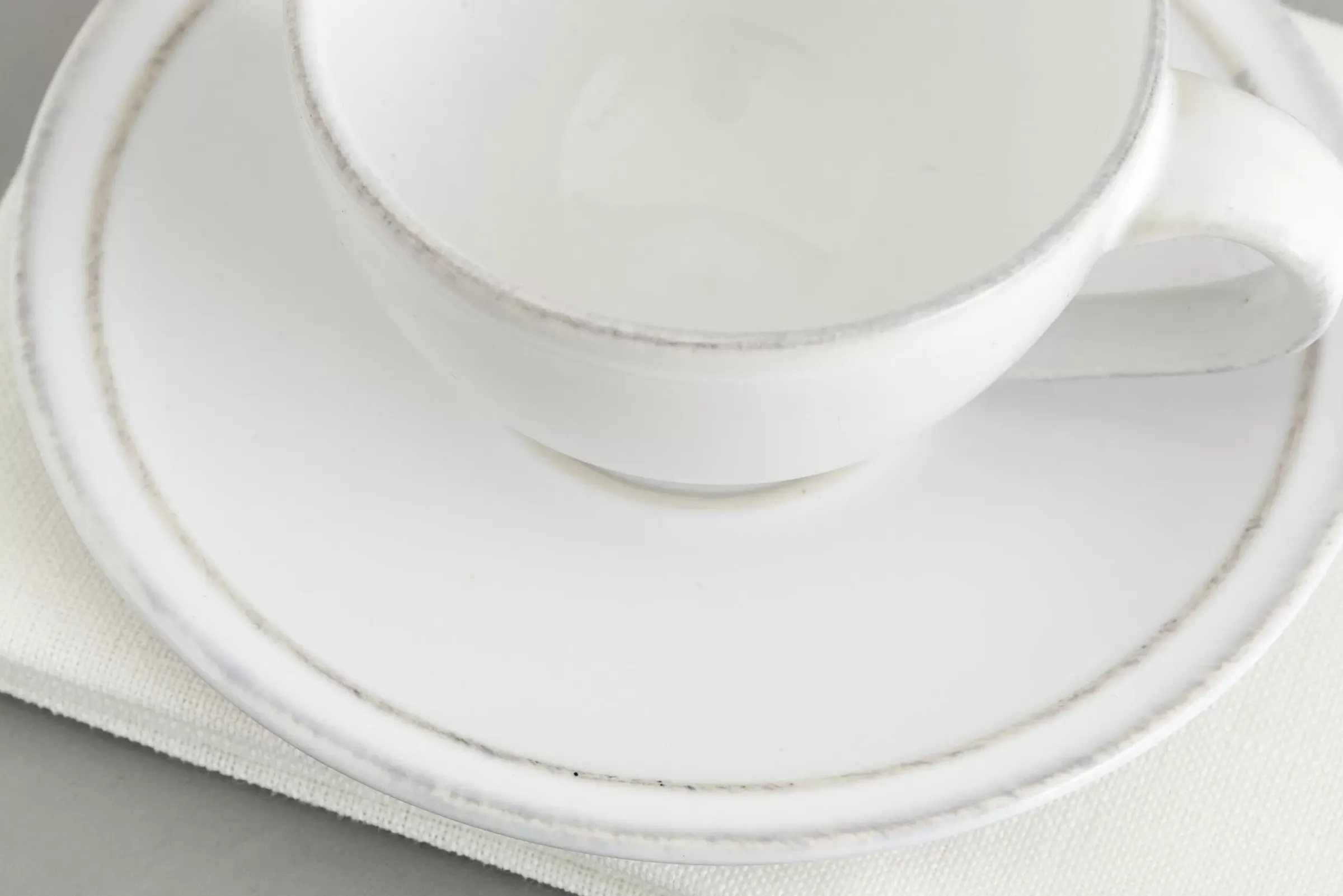 Assiettes, Plats Et Bols^Flamant Jille, Tasse Et Soucoupe, Ceramique, Blanc, S, 50Ml