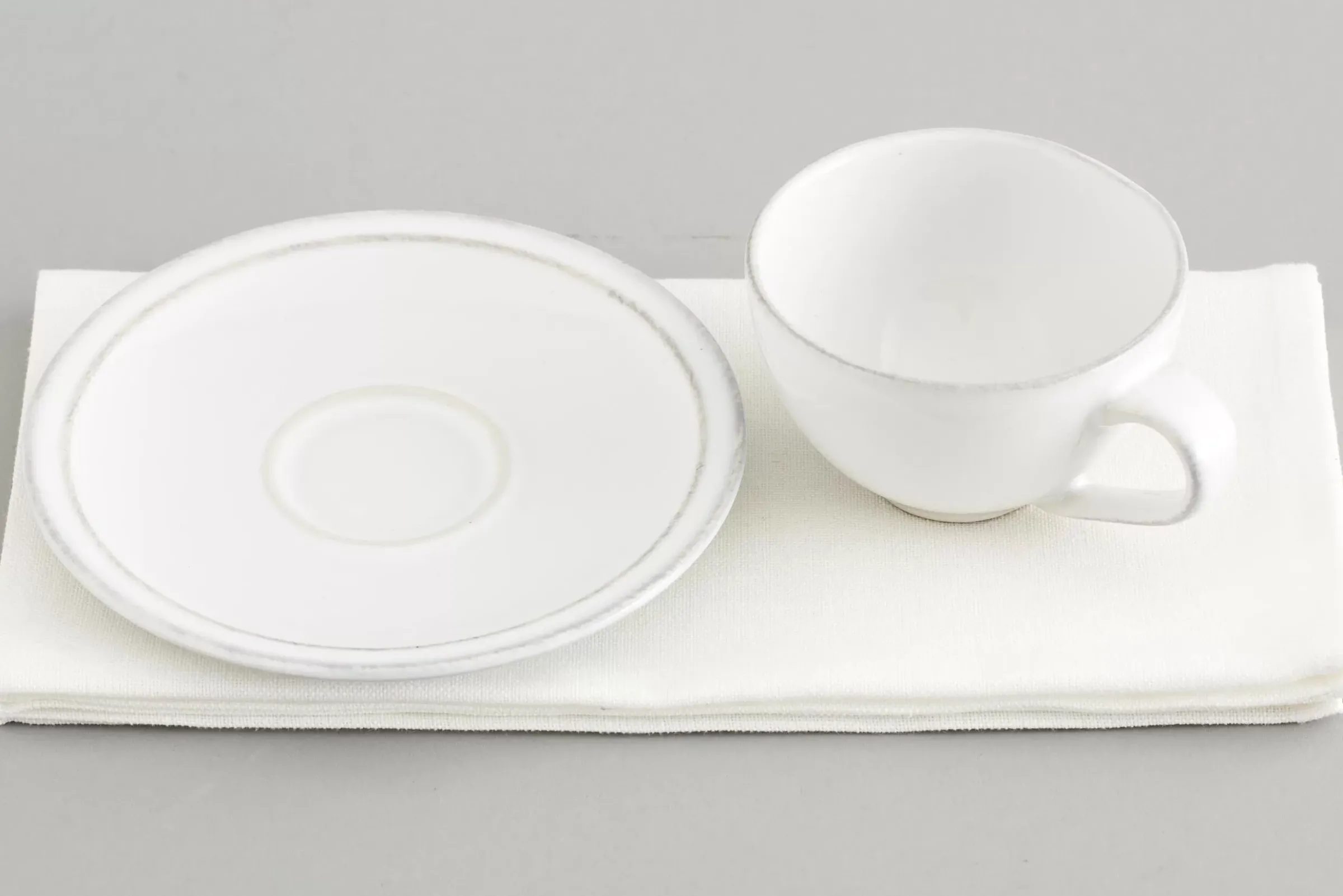 Assiettes, Plats Et Bols^Flamant Jille, Tasse Et Soucoupe, Ceramique, Blanc, S, 50Ml