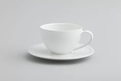Assiettes, Plats Et Bols^Flamant Jille, Tasse Et Soucoupe, Ceramique, Blanc, L, 200Ml