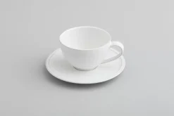 Assiettes, Plats Et Bols^Flamant Jille, Tasse Et Soucoupe, Ceramique, Blanc, L, 200Ml