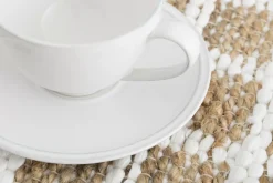 Assiettes, Plats Et Bols^Flamant Jille, Tasse Et Soucoupe, Ceramique, Blanc, L, 200Ml