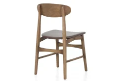 Chaises^Flamant Joel, Chaise, Chene Et Assise Cuir