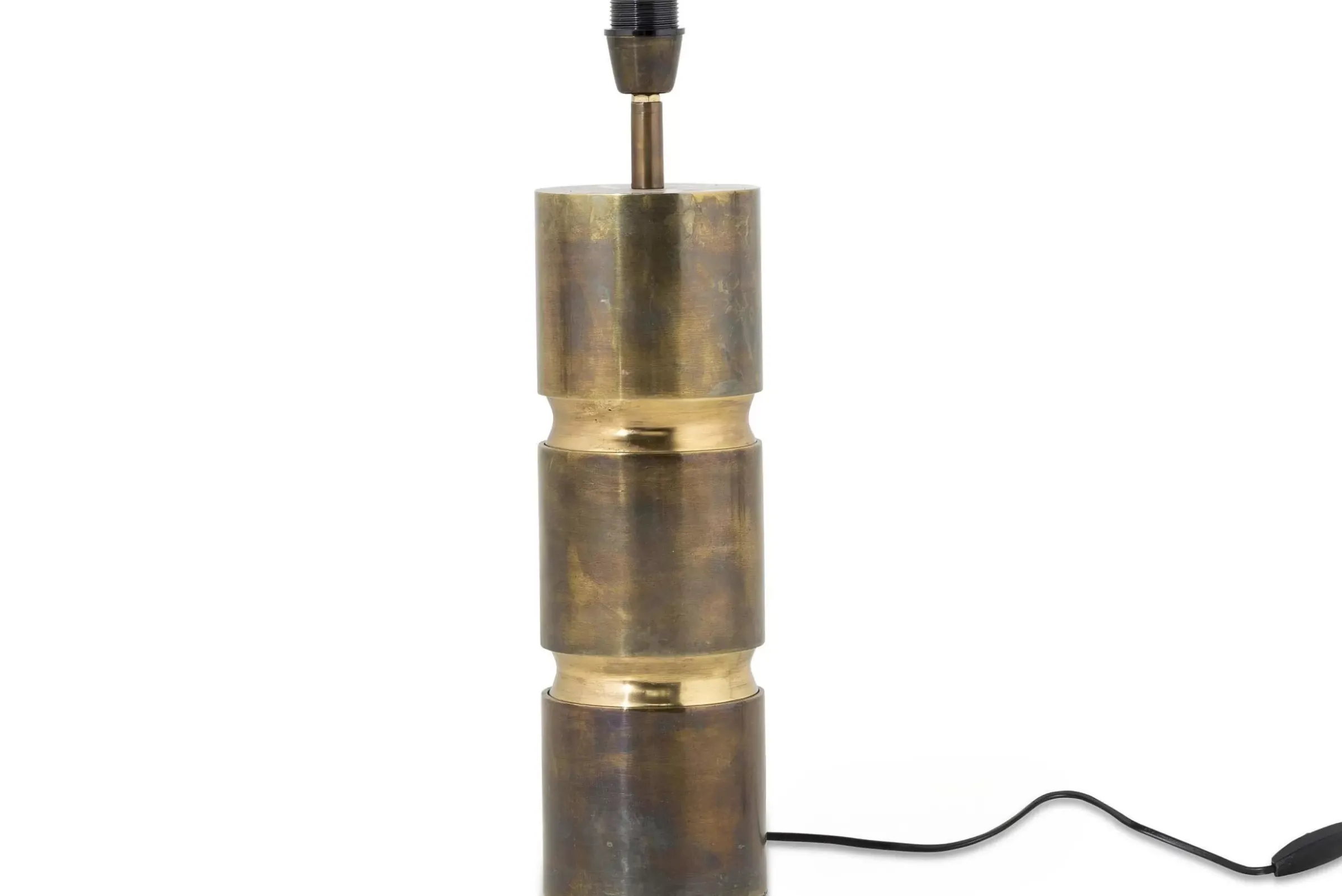 Eclairage^Flamant Jonne, Lampe De Table, Finition Laiton Antique