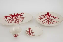 Assiettes, Plats Et Bols^Flamant Kao, Assiette, Corail, 23 Cm
