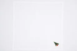 Textiles De Salle A Manger Et De Cuisine^Flamant Karoli, Serviette, Broderie, Lot De 4