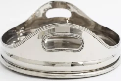 Accessoires^Flamant Katya, Plateau, Ovale, Nickel, S
