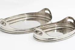 Accessoires^Flamant Katya, Plateau, Ovale, Nickel, L