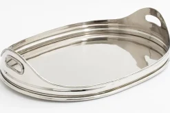 Accessoires^Flamant Katya, Plateau, Ovale, Nickel, L