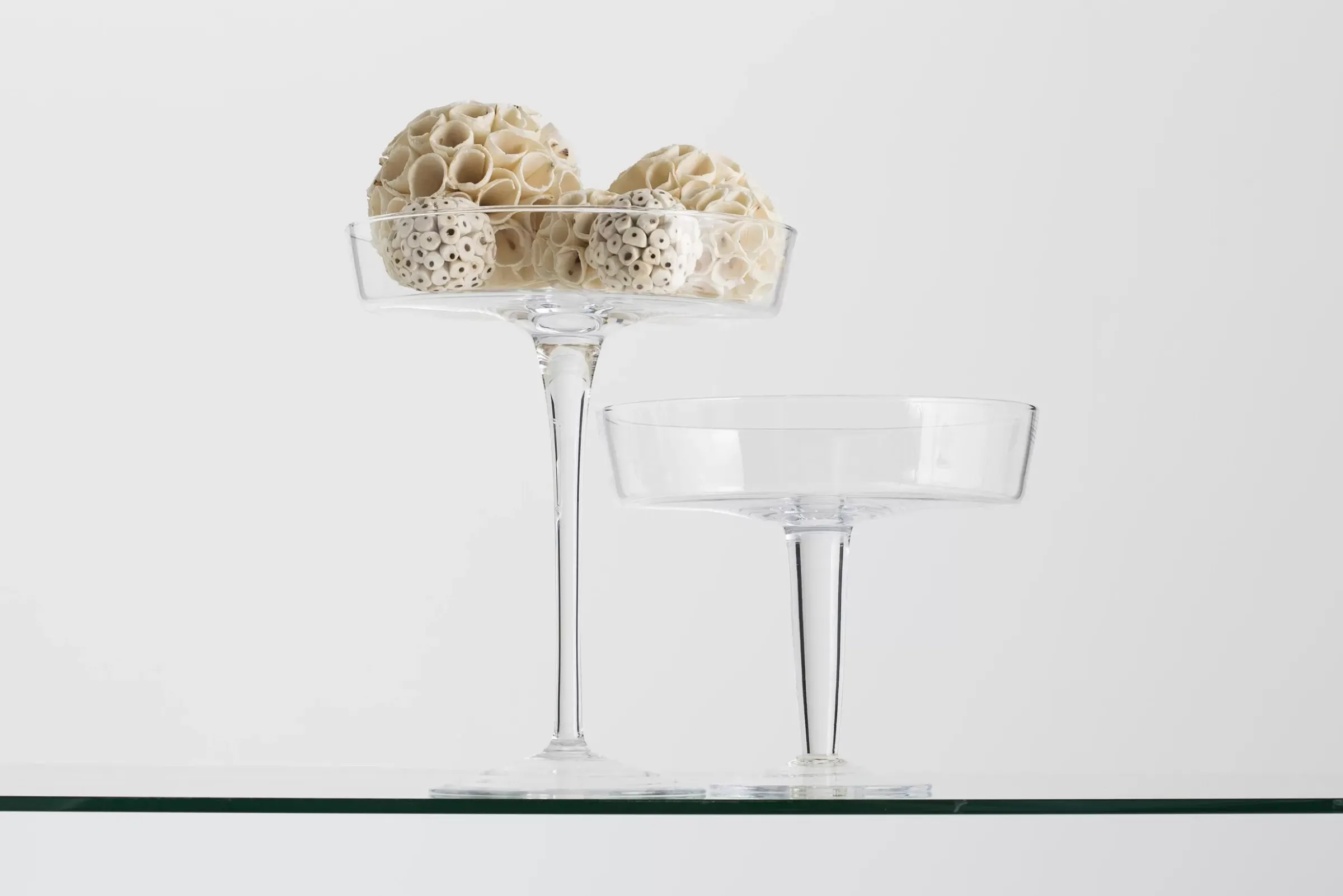 Décoration^Flamant Kira, Plat, Sur Pied, Verre, L